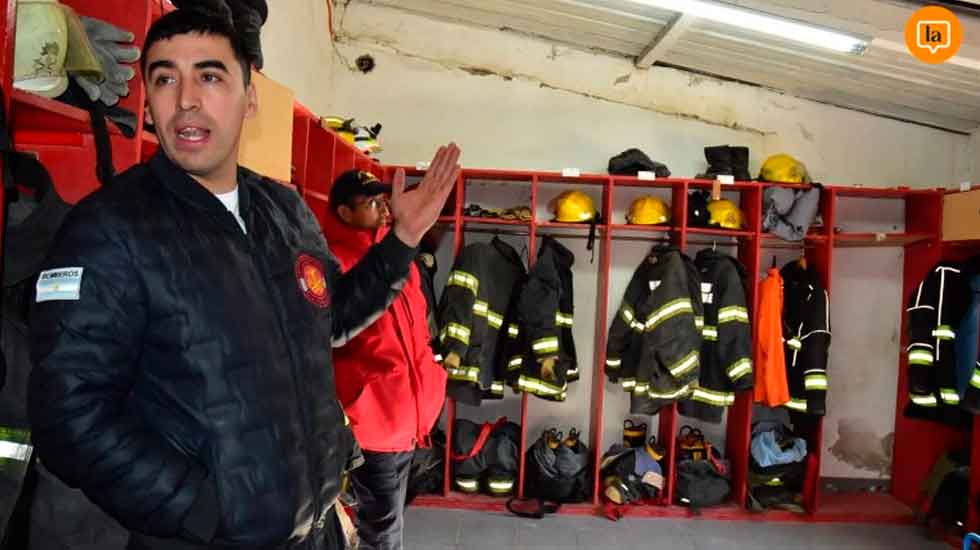 Bomberos Voluntarios se acuartelaron en Sierra Grande