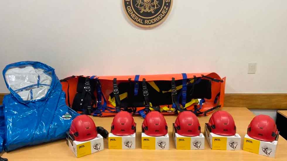 Los Bomberos Voluntarios de General Rodríguez sumaron equipamiento