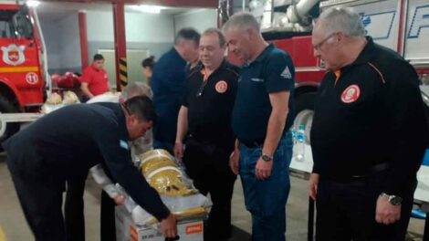 Bomberos de Embalse recibieron nuevo equipamiento