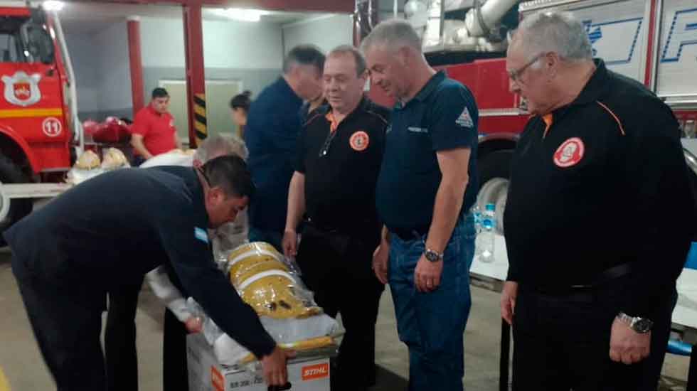 Bomberos de Embalse recibieron nuevo equipamiento