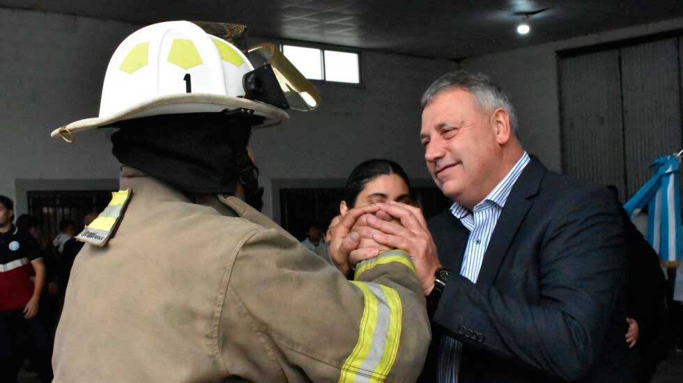 Se cumplieron 25 años de la fundación de Bomberos de Chovet