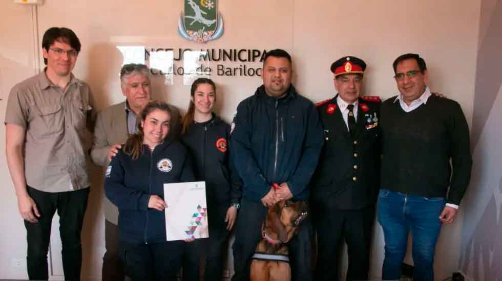 Declaración de Interés Municipal a la brigada canina de Bomberos