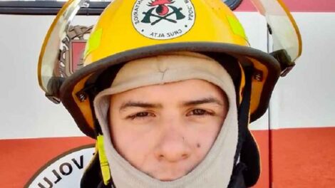 Tristeza por la muerte del bombero Federico Plencovich