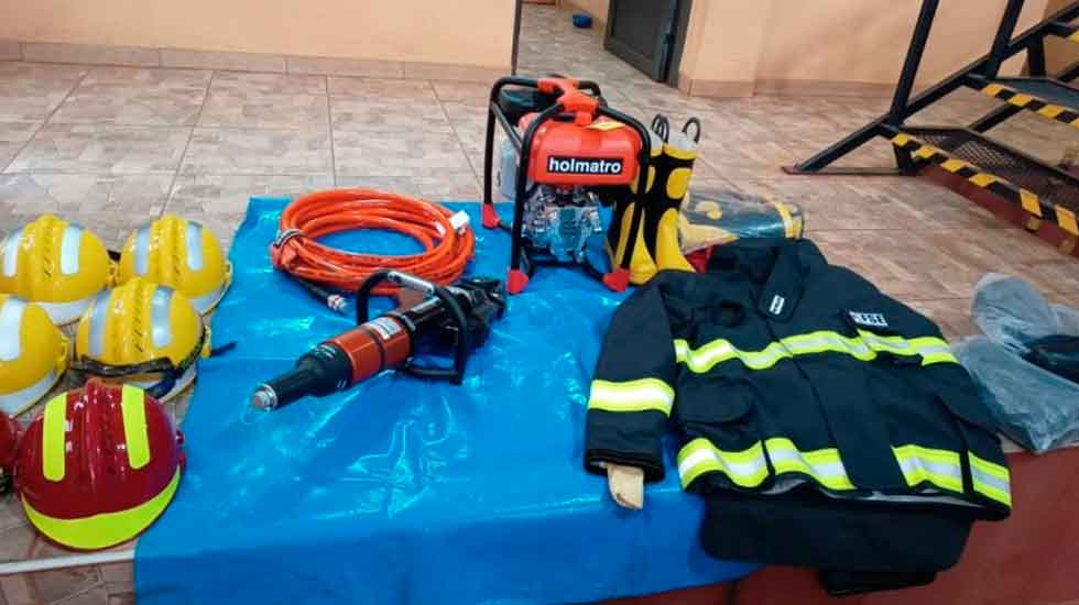 Bomberos Voluntarios de Oberá suman mas equipamiento