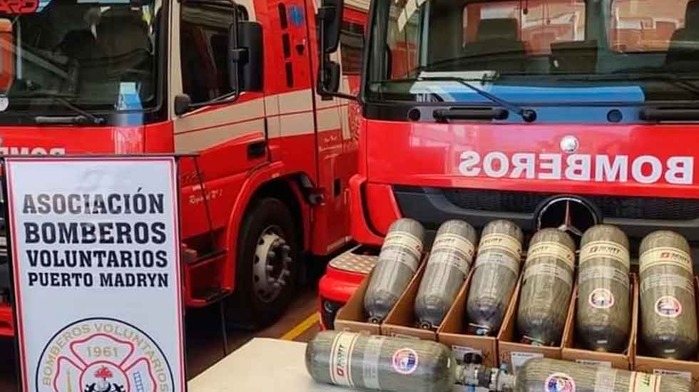 Bomberos Voluntarios Puerto Madryn compraron equipamiento