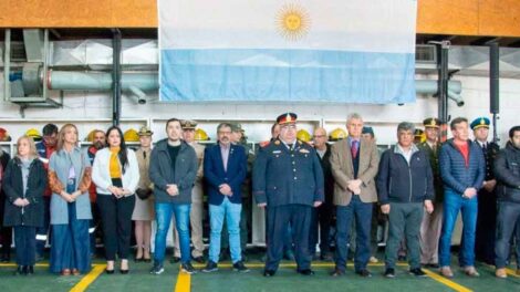 El municipio acompañó el acto por el 38° aniversario de Bomberos