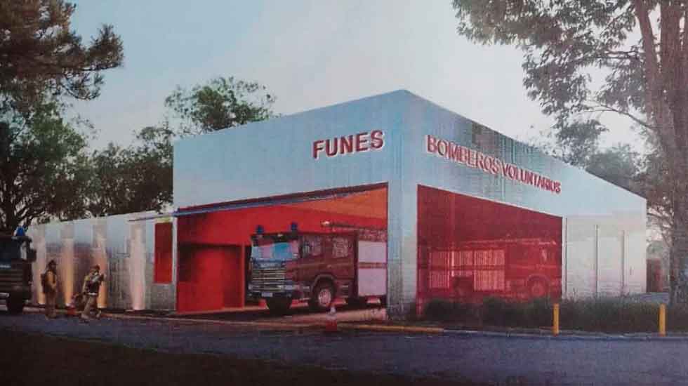 Bomberos voluntarios de Funes renovarán el cuartel