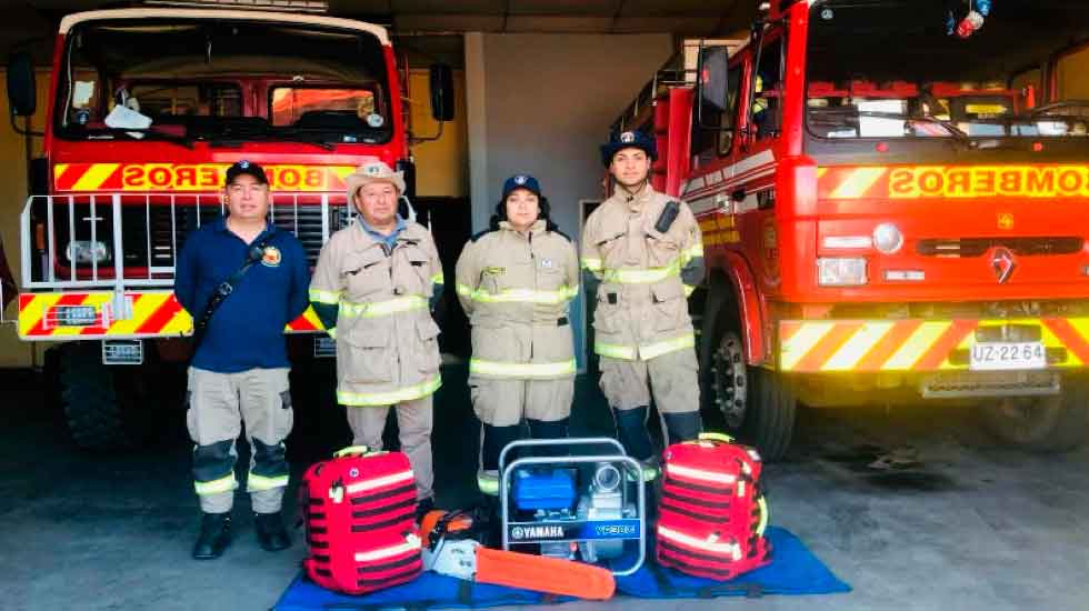 Bomberos de San Pedro se equipan con nuevas herramientas