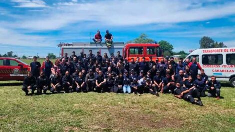 Tuvo lugar el 9º Encuentro de Cadetes de Bomberos de la región