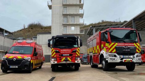 El Servicio de Bomberos se refuerza con tres nuevos vehículos