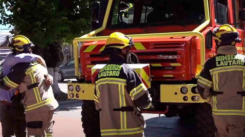 Nuevos carros bomba para los bomberos de Lautaro