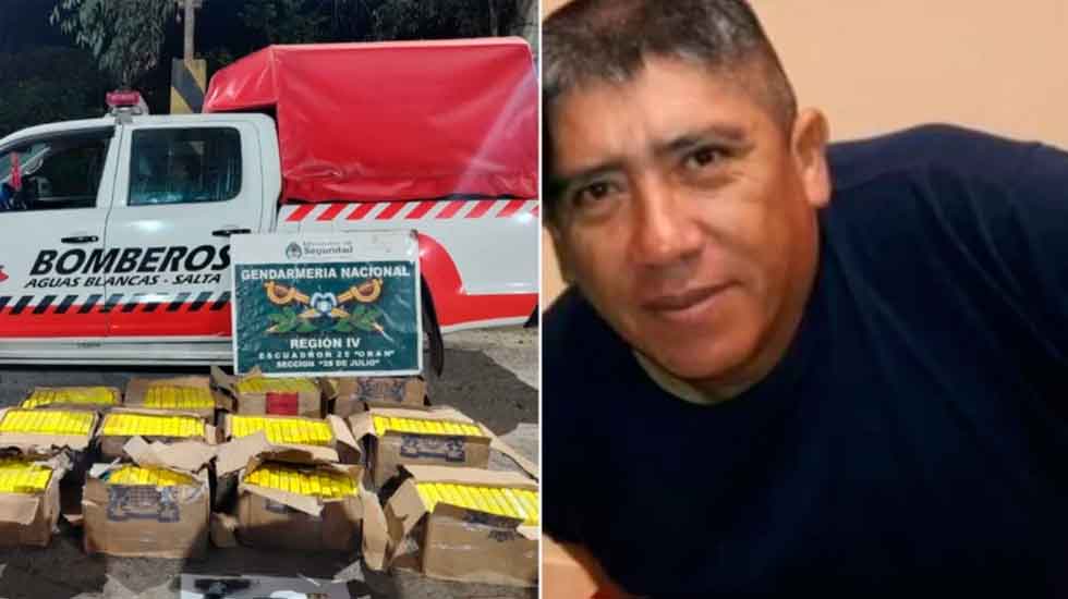 Detienen al jefe de bomberos voluntarios por los 300 kg de cocaína encontrados
