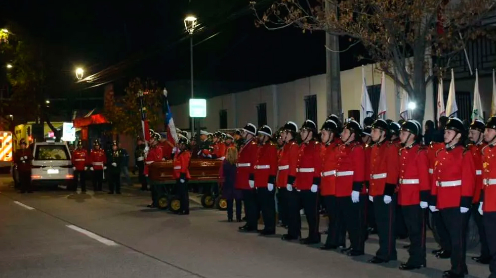 Bomberos de Rancagua despidieron a fundador de la sexta Compañía