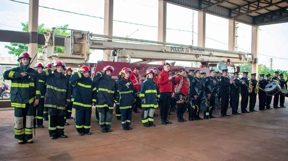 Bomberos de la Policía de Misiones celebran 94 años