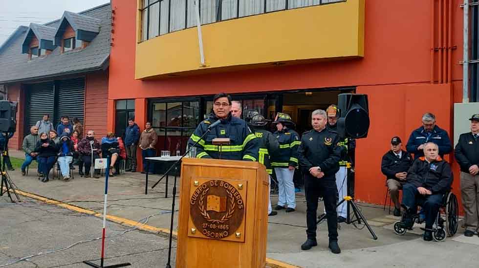 Se inauguró nuevo cuartel de la sexta compañía de Bomberos de Rahue