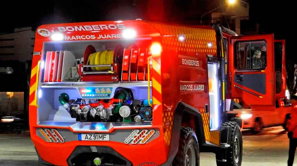 Bomberos de Marcos Juárez presentaron su nueva Unidad Forestal