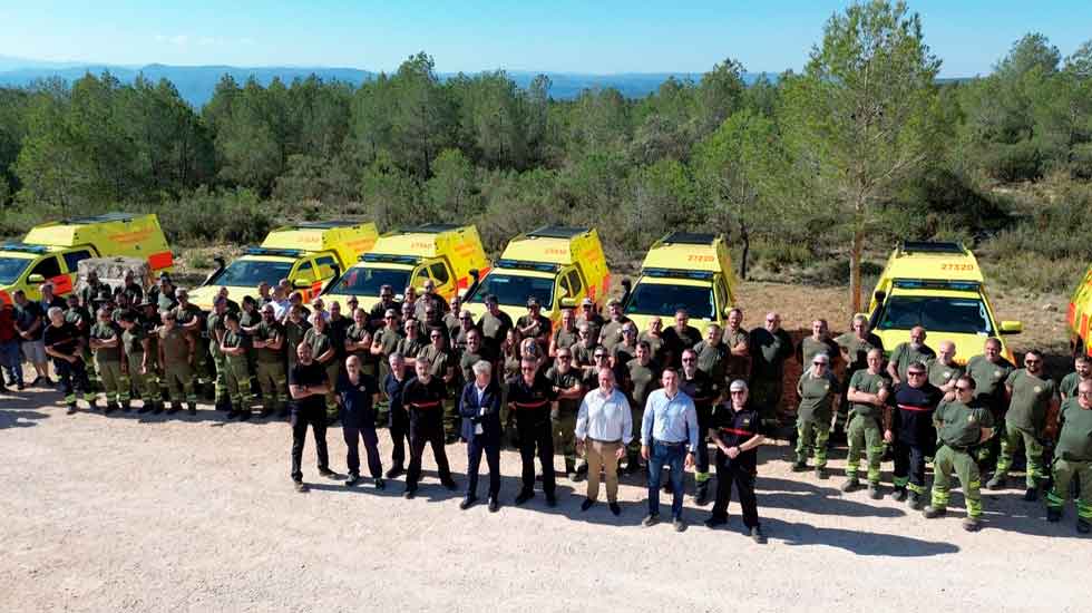 Bomberos renueva la flota de vehículos de sus brigadas forestales