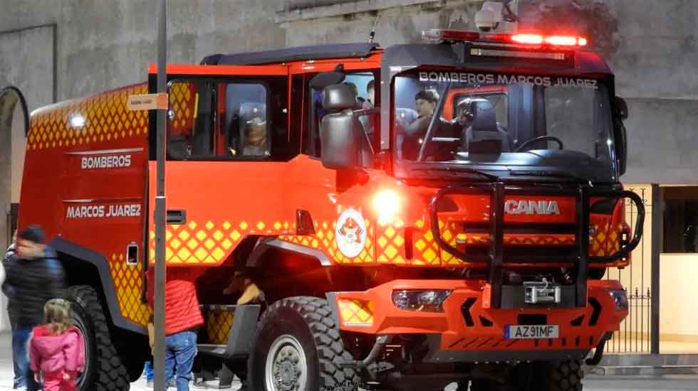 Bomberos de Marcos Juárez presentaron su nueva Unidad Forestal