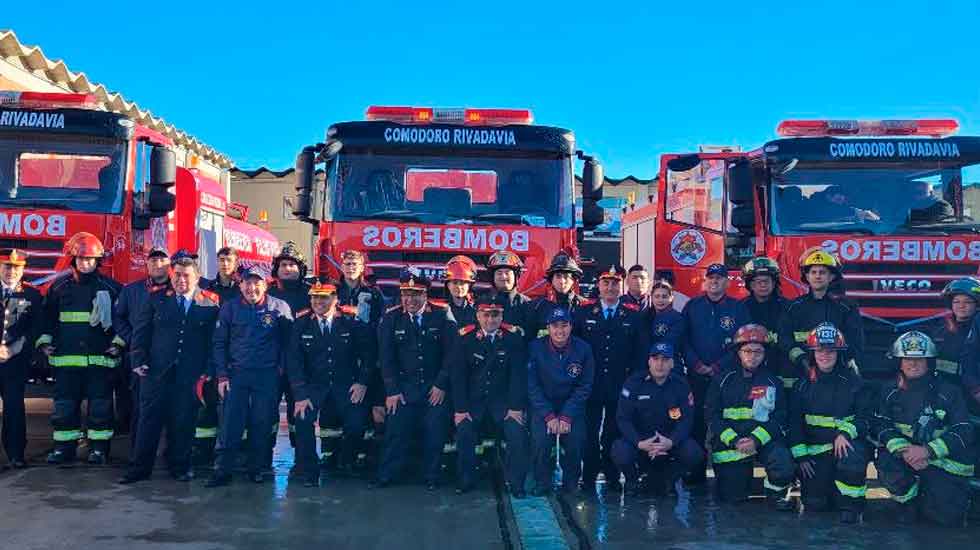 Bomberos Voluntarios de Comodoro celebraron sus 85 años