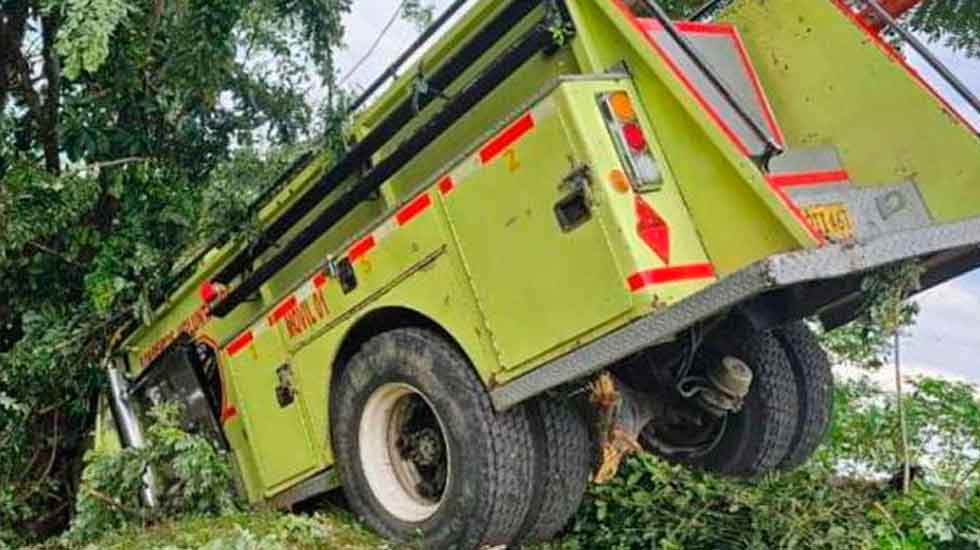 Bombero murió en un accidente de tránsito en el Tolima