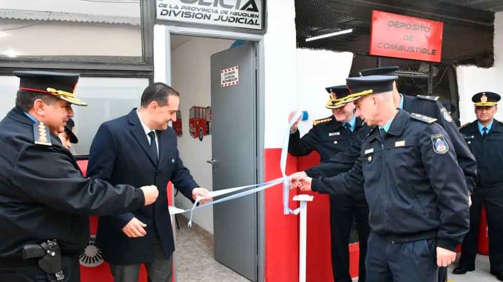 Inauguraron la División Judicial de los Bomberos en Neuquén