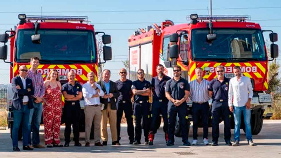 Nueve vehículos de última generación para Bomberos