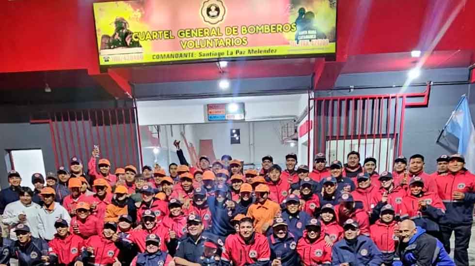 Bomberos Voluntarios de Santa María cumple 50 años de vida