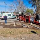 Volcó una autobomba de Bomberos cuando iban a un incendio