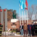 Homenajearon a bomberos a 25 años del incendio de Prodinco