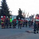 Voluntario de Bomberos resulta lesionado tras explosión de batería