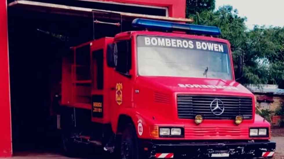 Bomberos voluntarios de Bowen sufrieron un robo en su cuartel