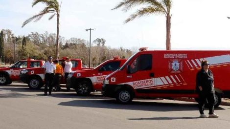 Se presentó la nueva flota de la Agrupación Serrana de Bomberos