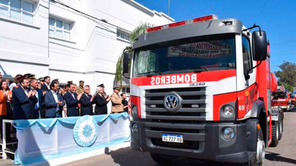 Bomberos de Goya celebran 80 años de servicio a la Comunidad