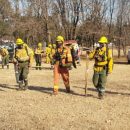 Le robaron a un cuartel de bomberos mientras combatían el fuego