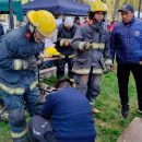 Bomberos Voluntarios de Bariloche se lucieron en el Desafío de Habilidades