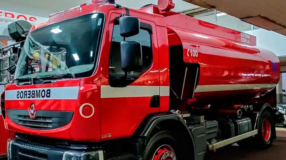 Nuevo camión cisterna para Bomberos Voluntarios de Pehuajó