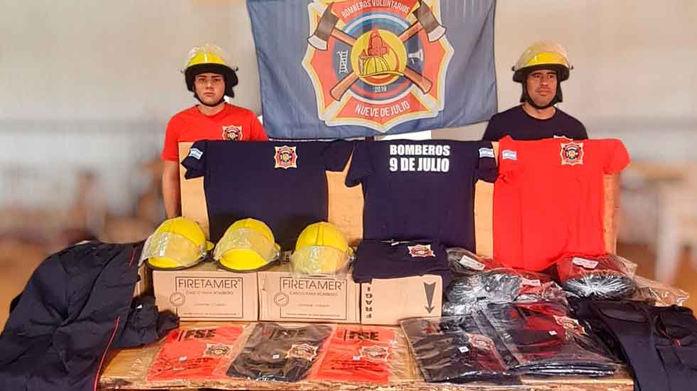 Bomberos Voluntarios de 9 de Julio adquirió variado equipamiento