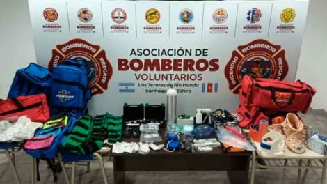 Bomberos Voluntarios adquirieron elementos para socorrismo