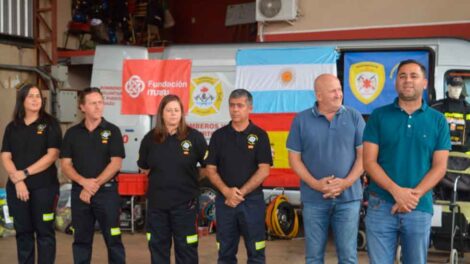 Donaciones a 17 Cuarteles de Bomberos Voluntarios de la Provincia