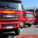 Dirección Nacional de Bomberos incorporó cinco camiones