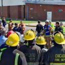 Bomberos realizó un simulacro de incendio en La Tablada