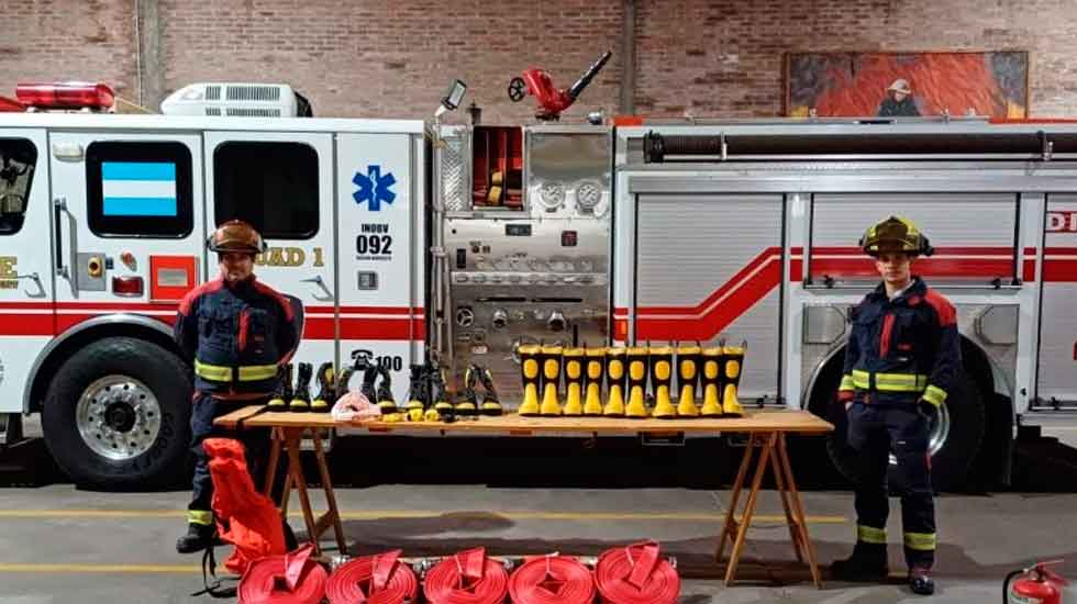 Bomberos Voluntarios de Lincoln recibió una importante donación