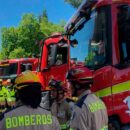 Entregan cuatro nuevos carros de incendios forestales para Bomberos