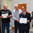 Reconocimiento a integrantes de Defensa Civil y de Bomberos