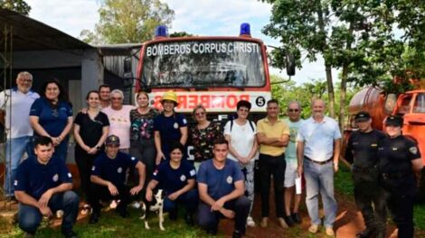 Primera bombera voluntaria de Corpus y jefa del Cuerpo Activo