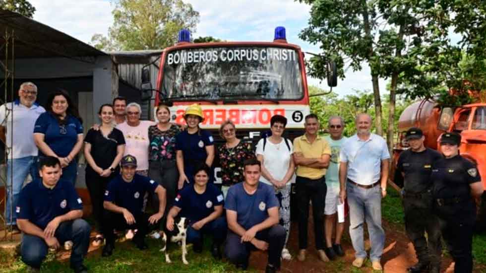 Primera bombera voluntaria de Corpus y jefa del Cuerpo Activo