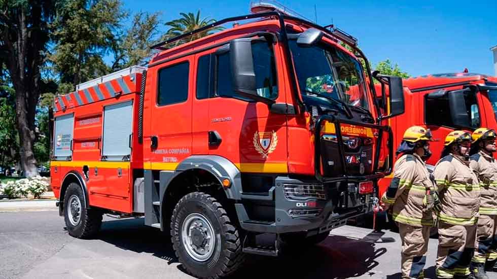 Bomberos de Retiro ha recibido un nuevo carro forestal