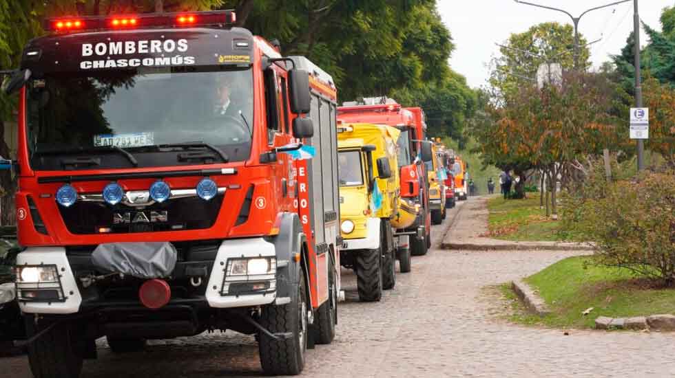 Bomberos Voluntarios de Chascomús celebran sus 64 años de historia