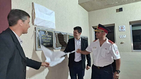 Bomberos Voluntarios de Gálvez comenzó a celebrar los 75 años