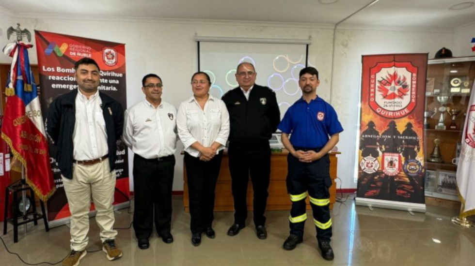 Bomberos de Quirihue inauguró su nuevo Departamento Médico